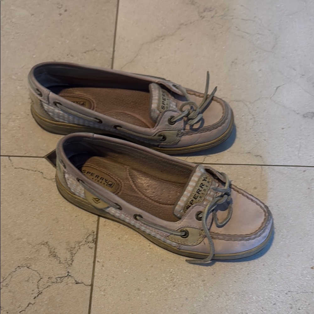 Sperry Tan Boat Shoes